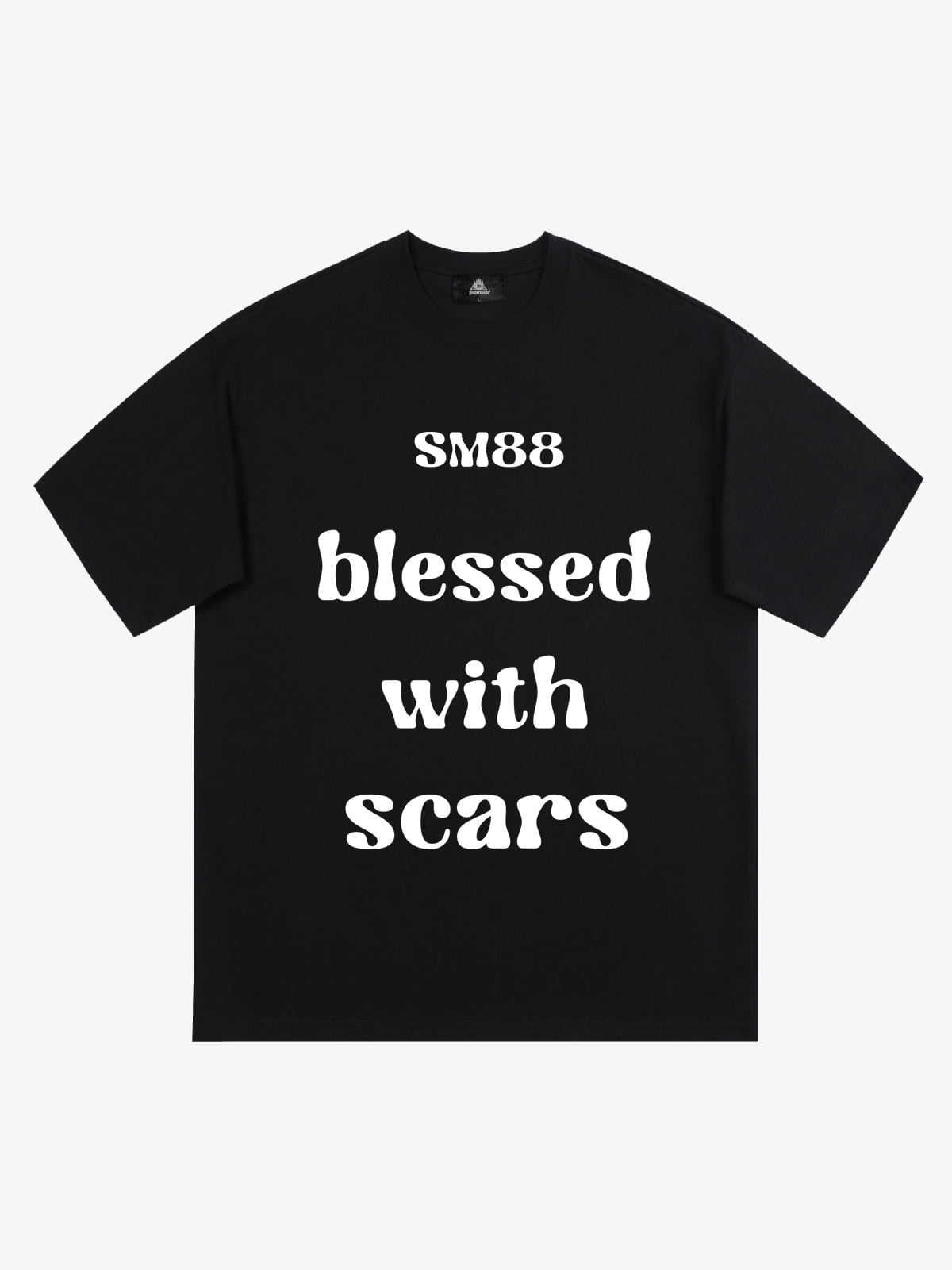 Original "Blessed With Scars" Slogan T-Shirt 