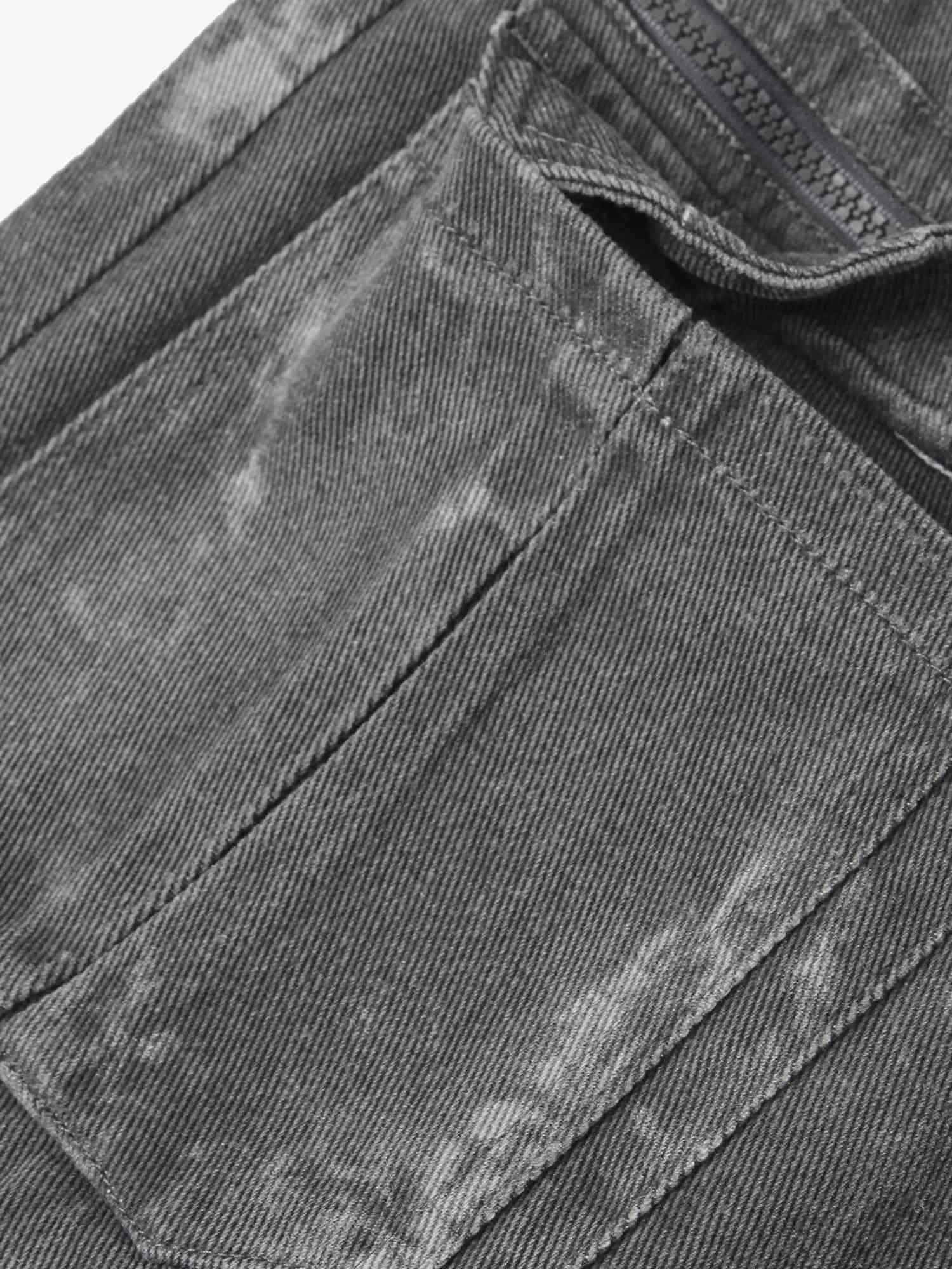 Thesupermade High Street Hip-hop Distressed Washed Work Jeans 