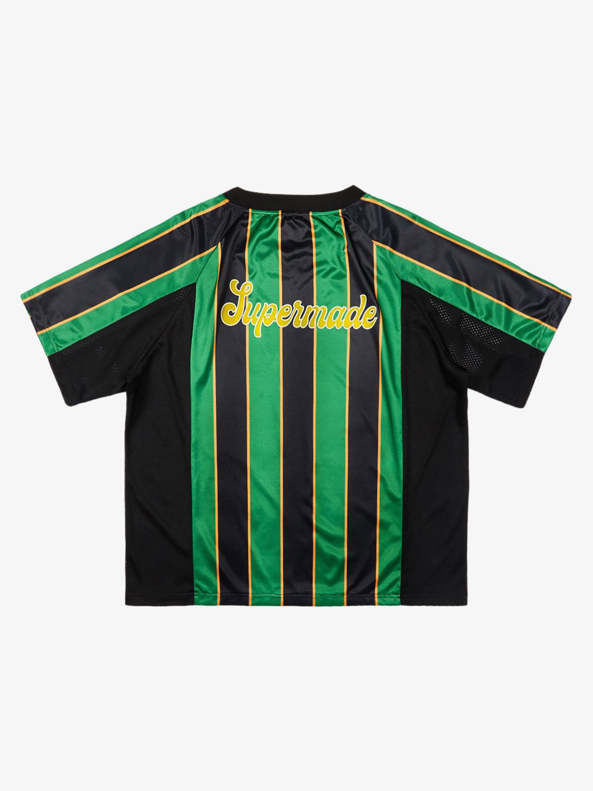 Original Retro Striped Spliced Sports Jersey T-Shirt - 2422 