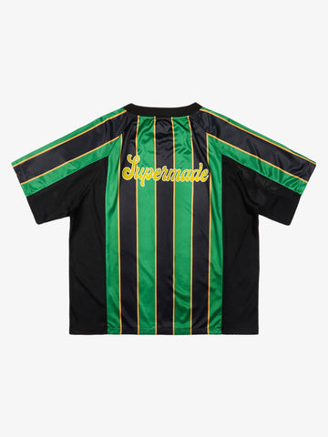 Original Retro Striped Spliced Sports Jersey T-Shirt - 2422 