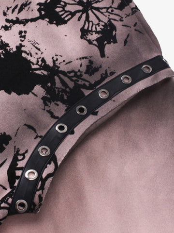 Wasteland Style Distressed Graffiti Hoodie 