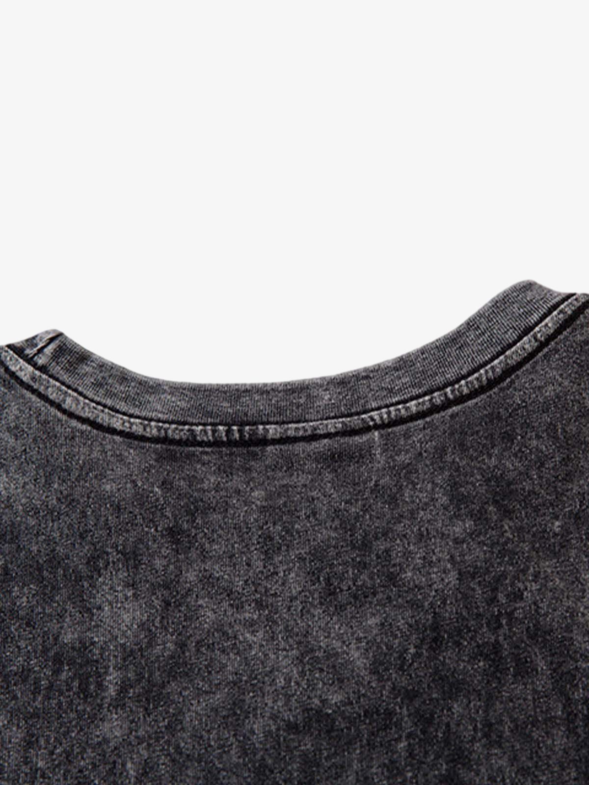 Gradient Tie-Dye Raw Edge Vest 