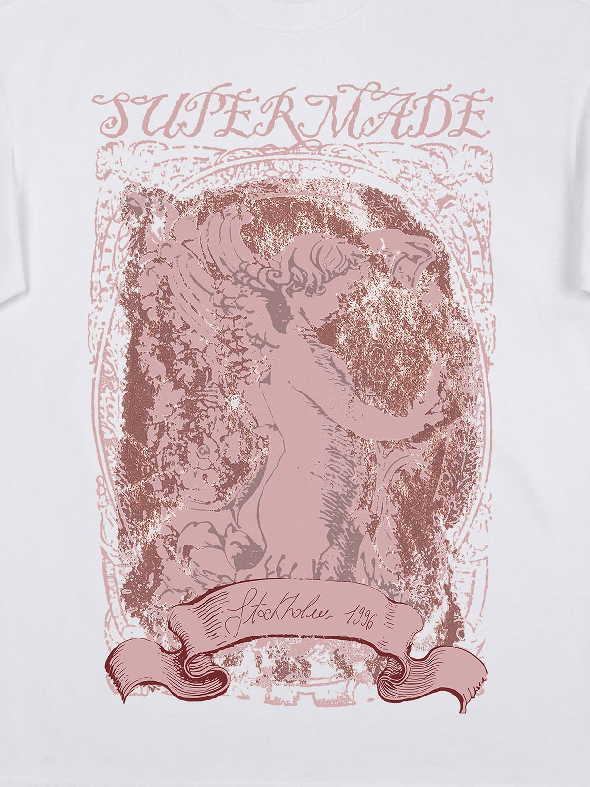 Thesupermade Mottled Angel Street Hip-Hop T-shirt - 2129 