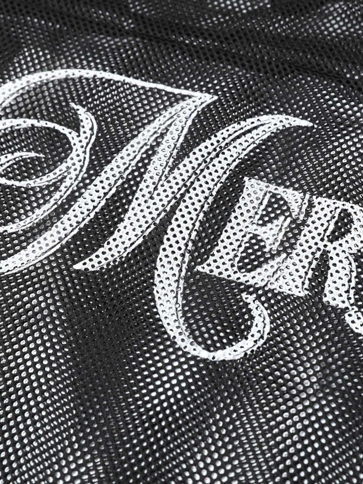 Jersey Mesh Blouse Hollow T-shirt 