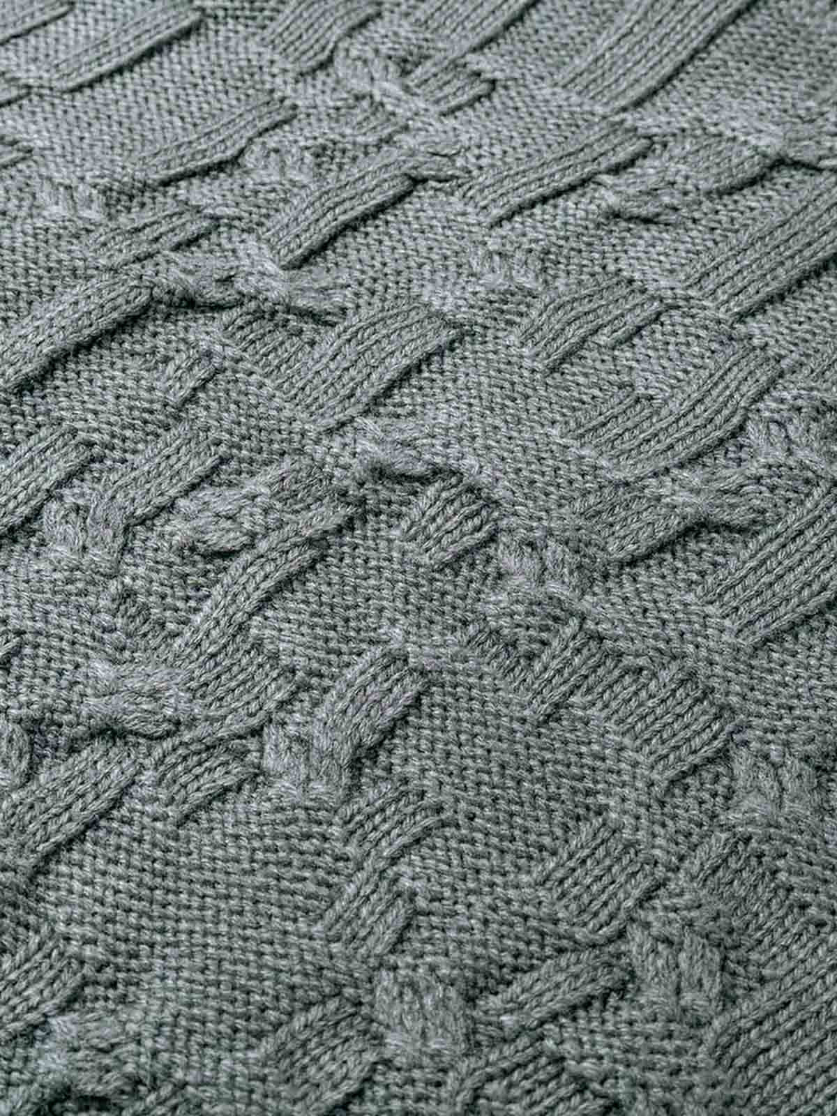 Asymmetric Irregular Knitted Sweater Hoodie 