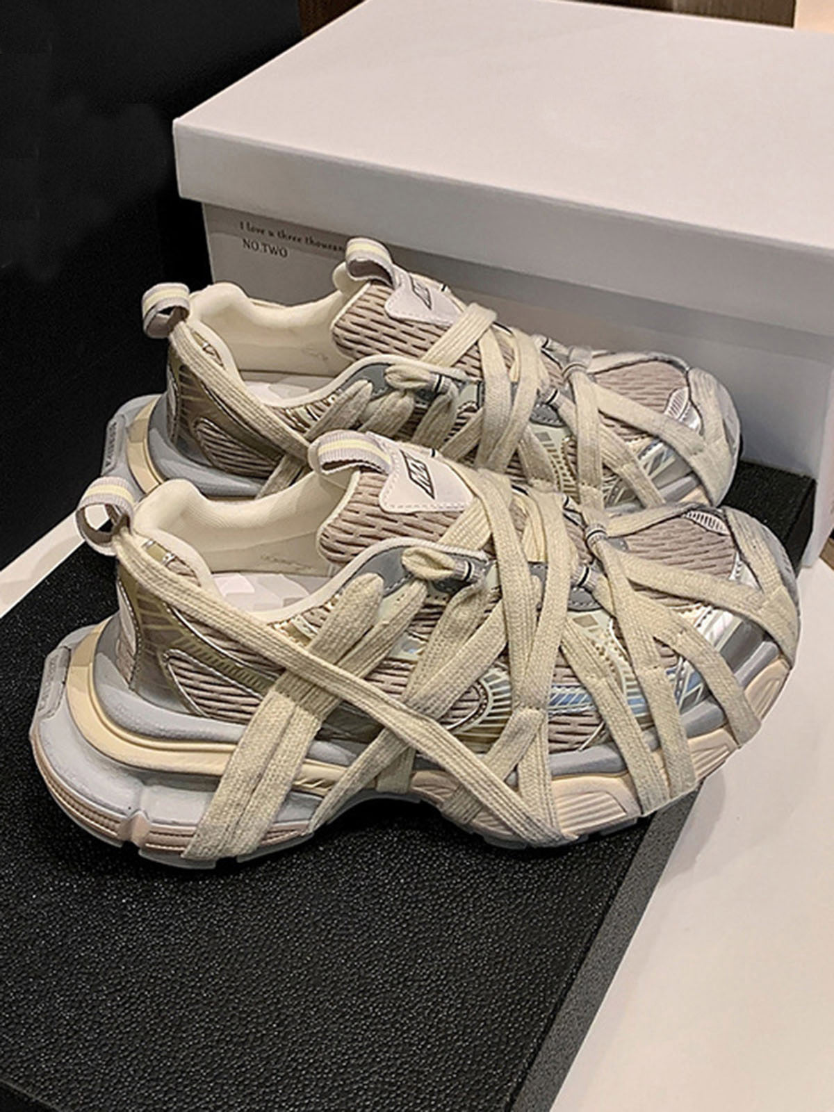 Thesupermade High Street Lace-up Casual Sneakers - 2342 
