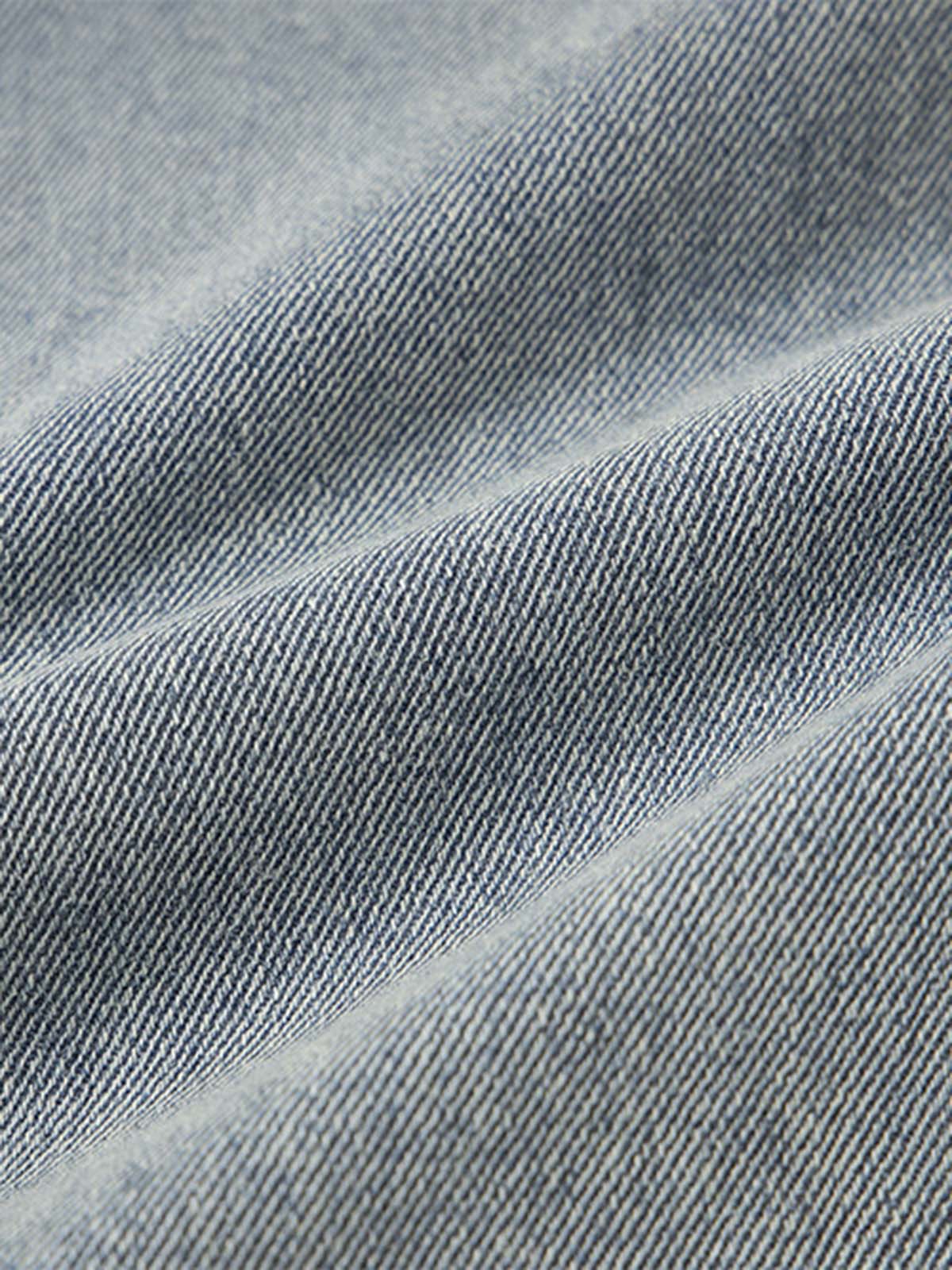 Plaid Double Waist Baggy Jeans - 2505 