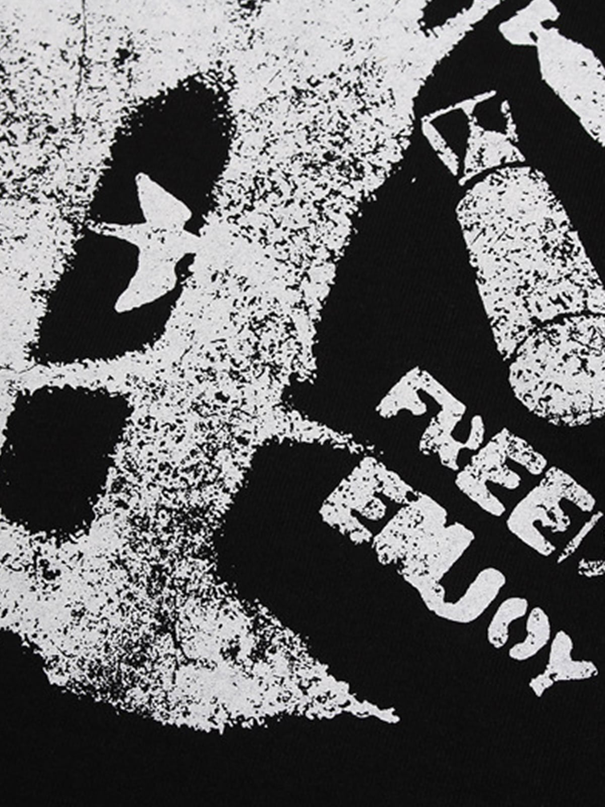 Graphic "BREAK" Print T-Shirt 