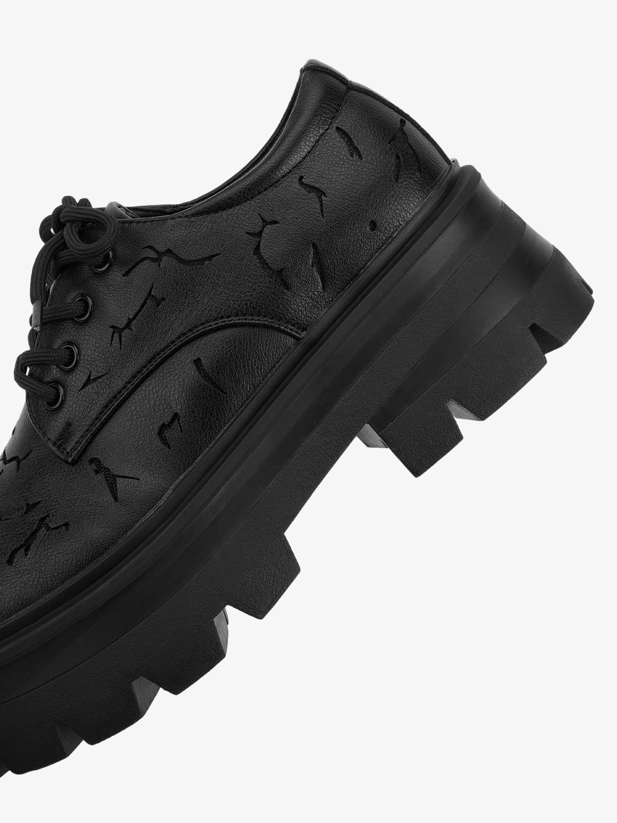 Thesupermade High Street Crackle Leather Shoes - 2182 