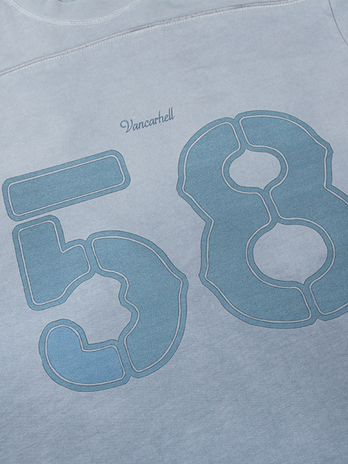 Washed Jersey Welt Stitching T-shirt 