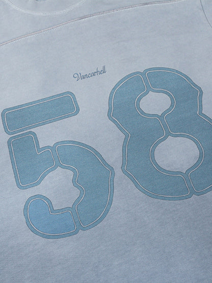 Washed Jersey Welt Stitching T-shirt 