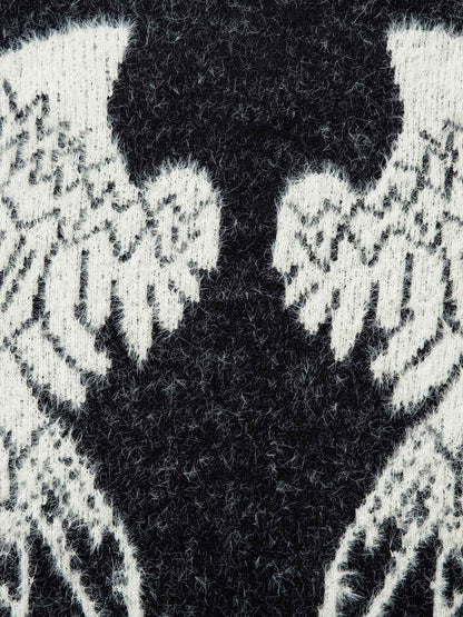 Thesupermade Fuzzy Zipper Hooded Sweater 
