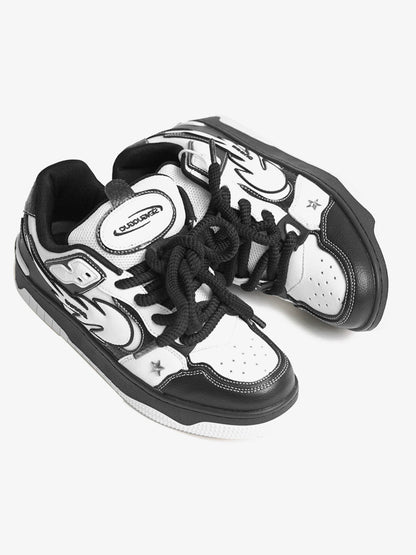 Contrast Color Star Chucky Sneakers 