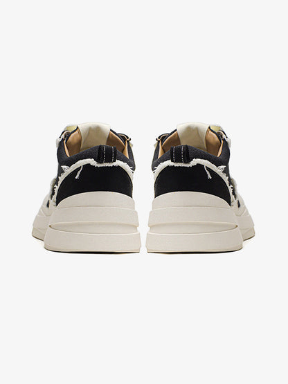 Raggedy Round Toe Sneakers - 2368 