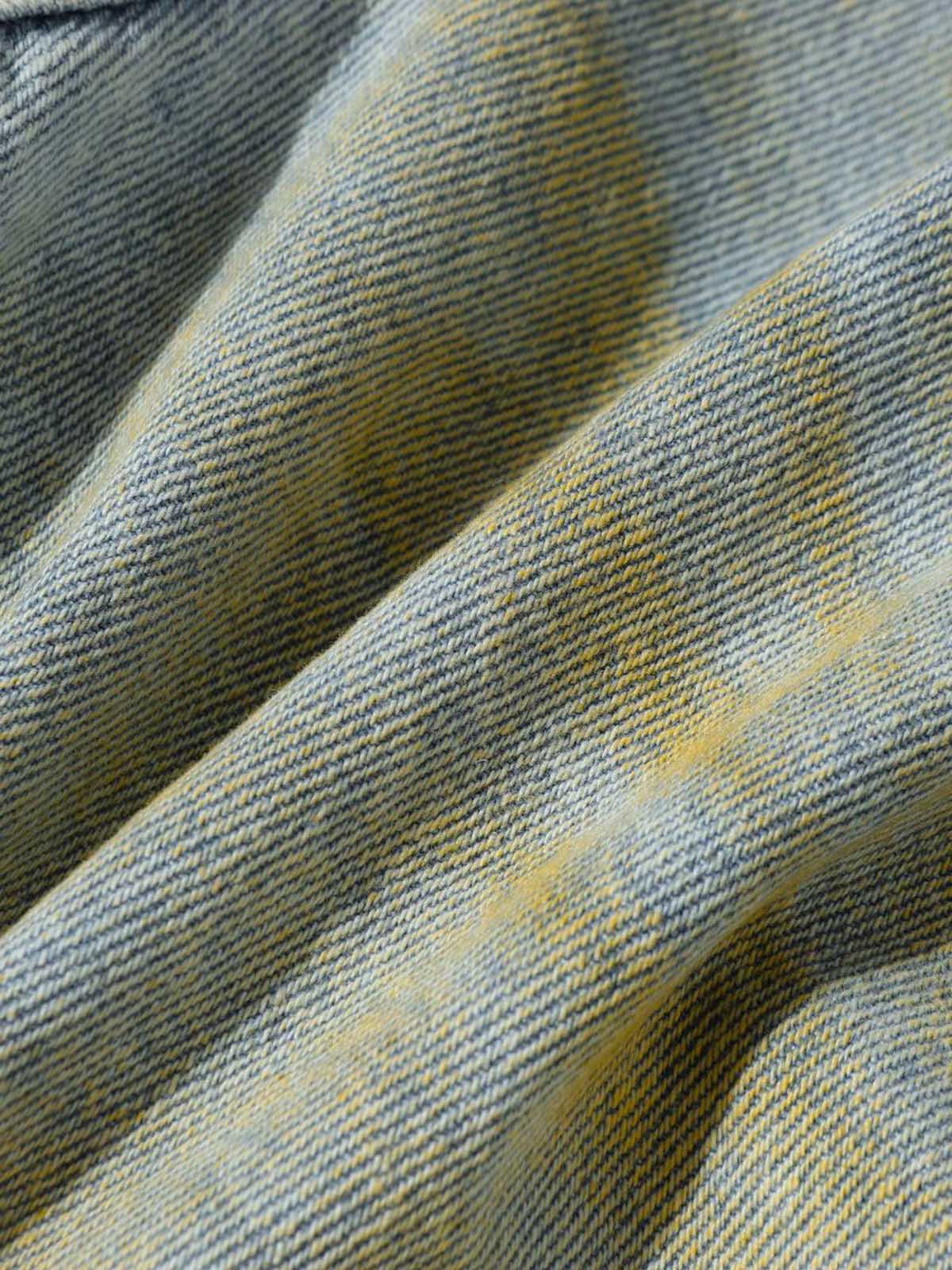 Distressed Tie-Dye Denim Shorts 