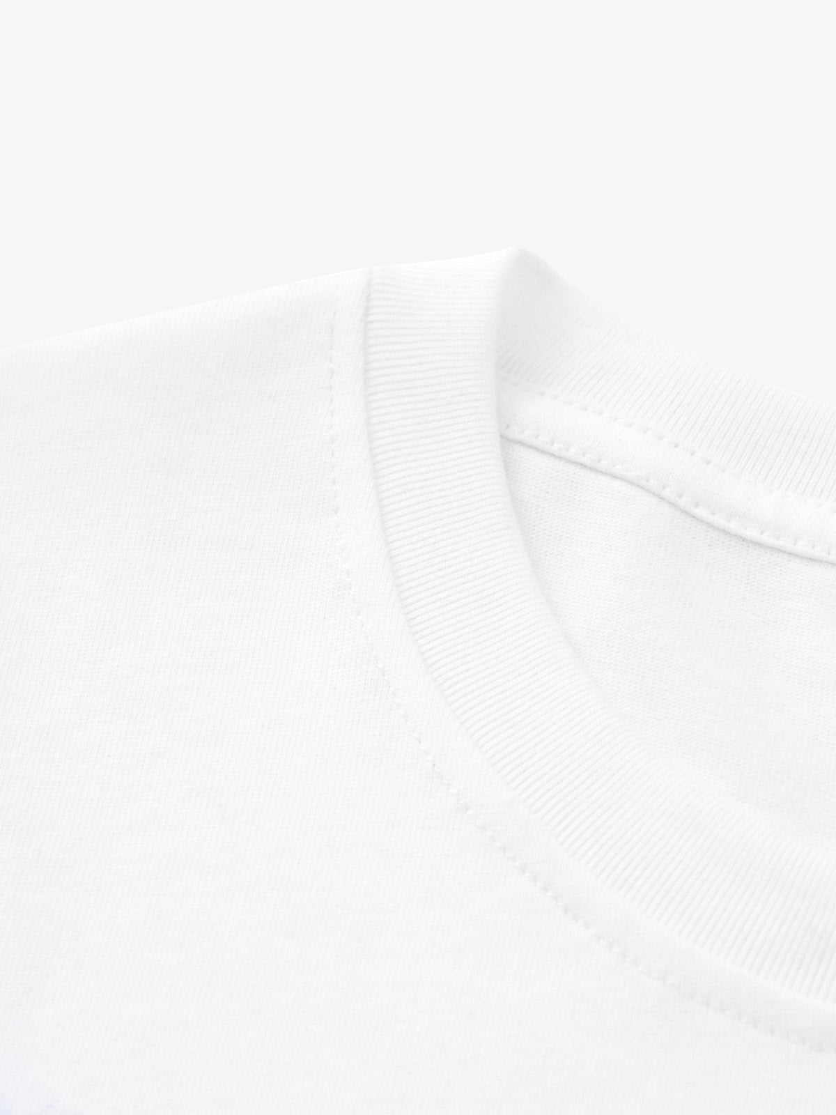 Butterfly Patch Embroidered Graphic T-Shirt 