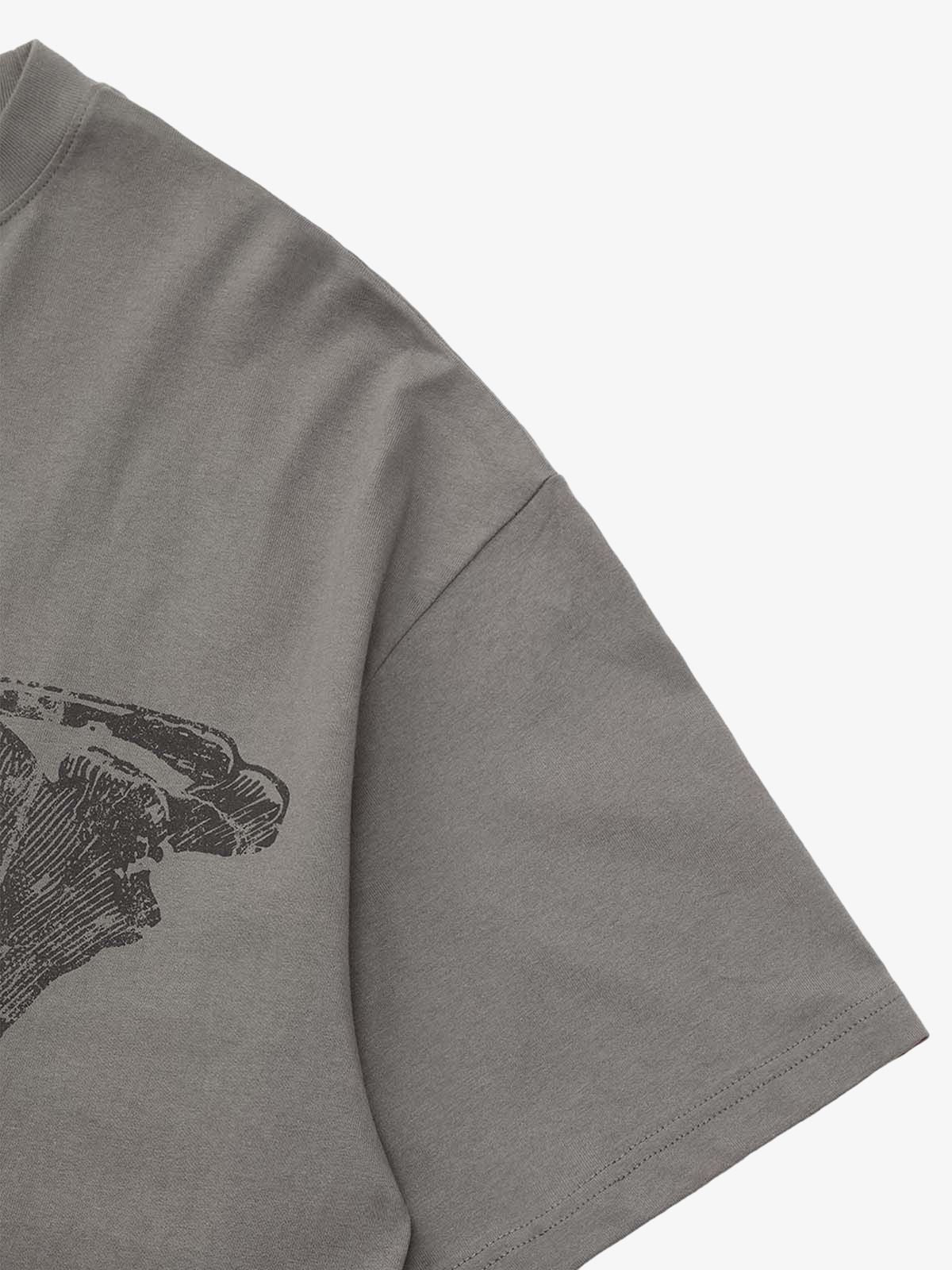 Thesupermade Pencil Detail Skull Street Rap T-shirt 