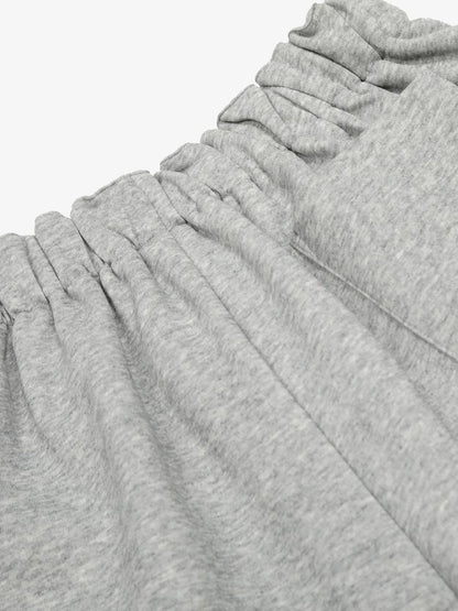 Side Pockets Drawstring Waist Casual Jorts 