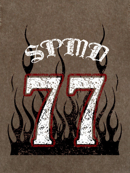 Original 77 Flame Graphic T-Shirt 
