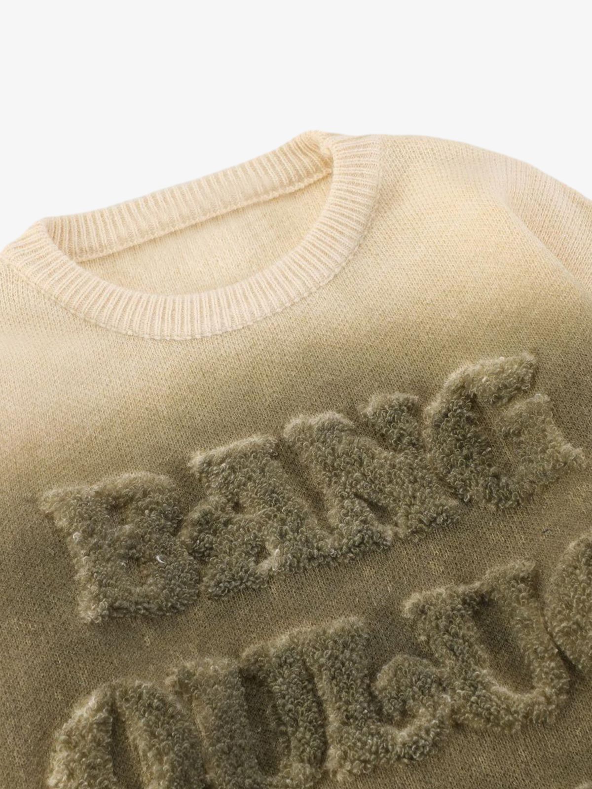 Thesupermade Retro Gradient Crewneck Sweater 
