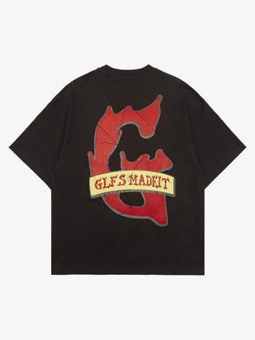 Thesupermade Funny Jesus Graffiti Street Rap T-shirt 