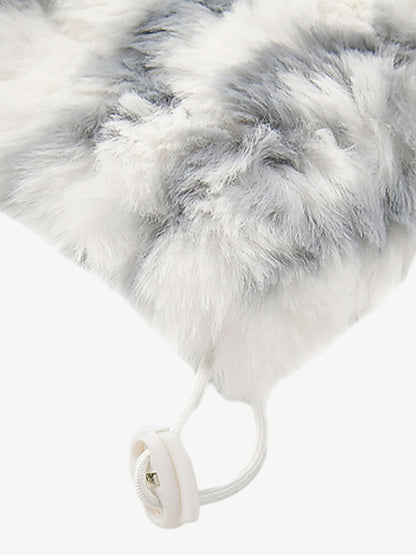 Tie-Dye Stand Collar Sherpa Jacket 