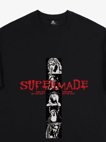 Mary Vintage-Inspired Graphic Design T-Shirt 