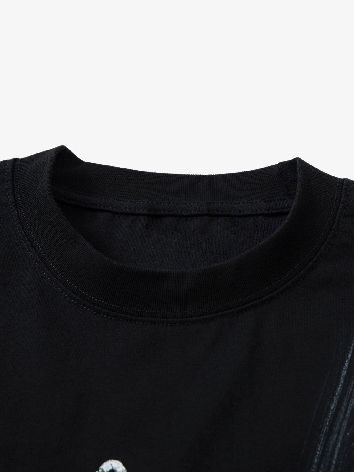 Wasteland Style Heavy Dirty Dyed Print T-shirt 