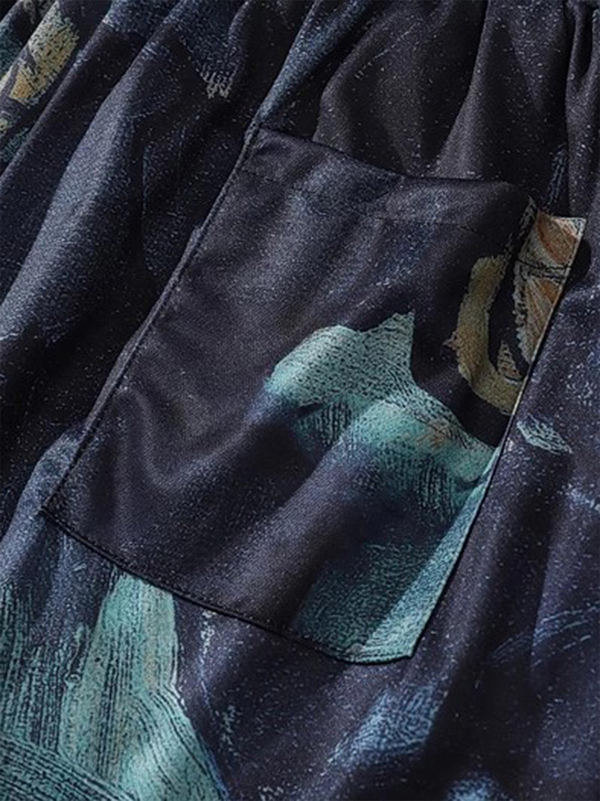 Thesupermade American Retro Tie-dye Casual Set 