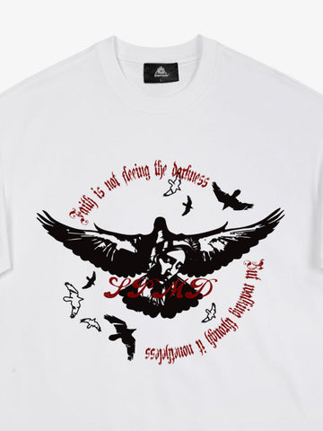 Original Vintage Washed Slogan Graphic T-Shirt 