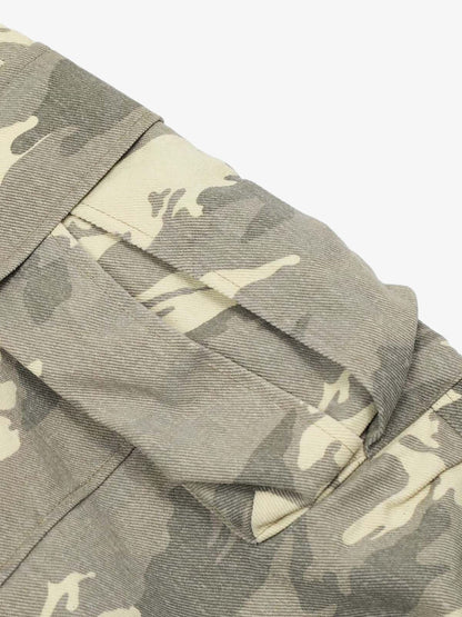 Thesupermade Camouflage Multi Pocket Cargo Pants 