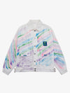 Thesupermade Hip-hop Hand-painted Graffiti Denim Jacket - 2010 
