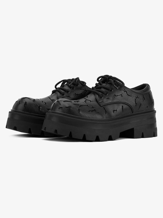 Thesupermade High Street Crackle Leather Shoes - 2182 