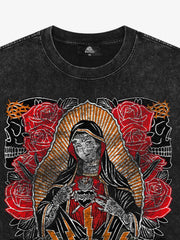 Original Vintage Virgin Mary Graphic T-Shirt 