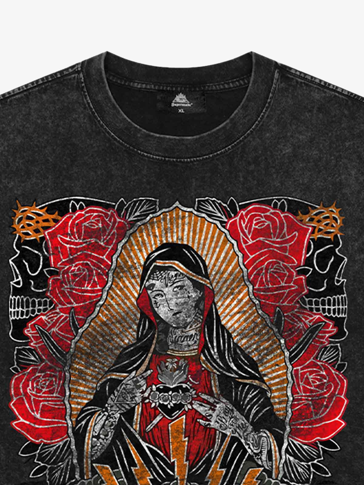 Original Vintage Virgin Mary Graphic T-Shirt 