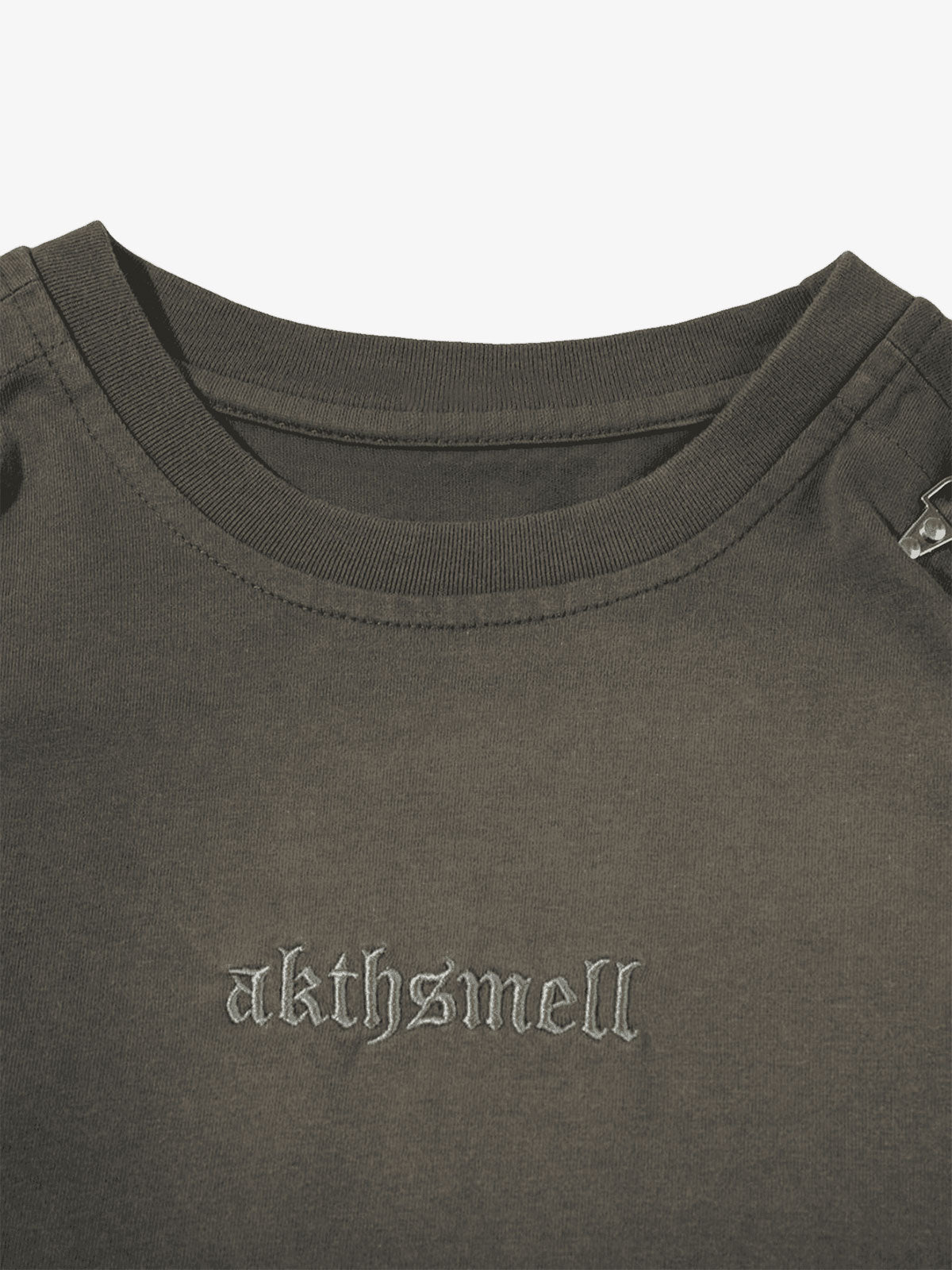 Thesupermade Washed Embroidered Street Rap T-Shirt - 2102 