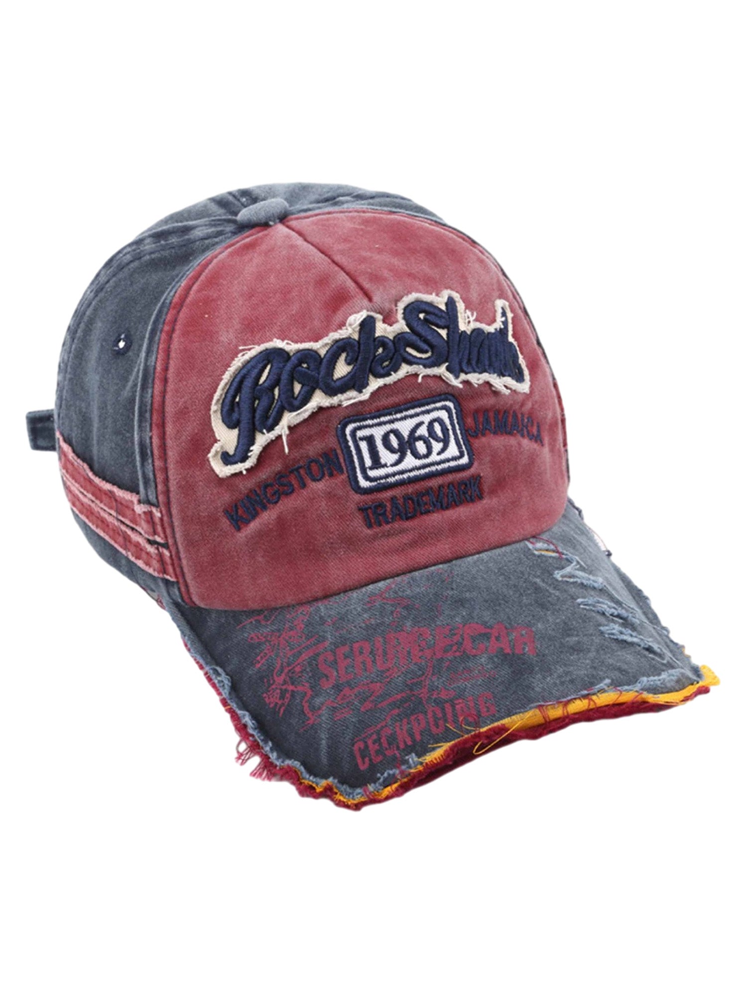 Thesupermade Retro Letter Denim Cap - 2136