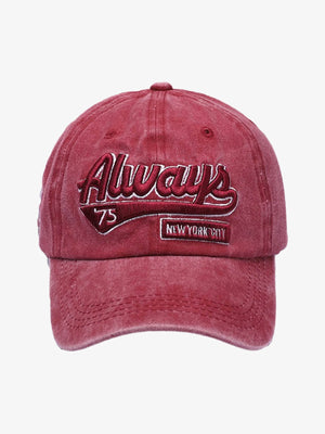 Thesupermade Vintage Embroidered Denim Washed Baseball Cap 