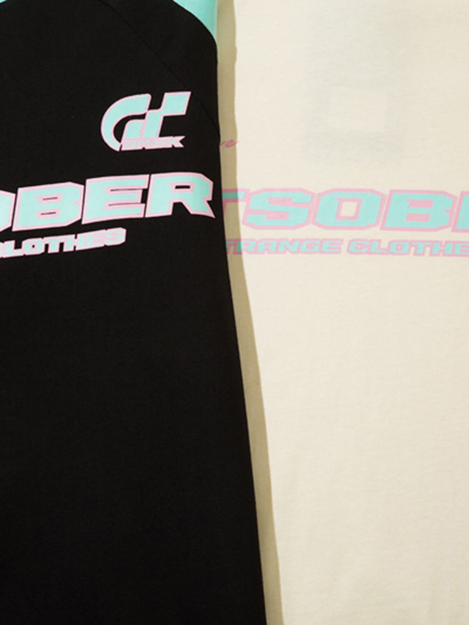Sports Style Color-Blocked Splicing T-shirt 