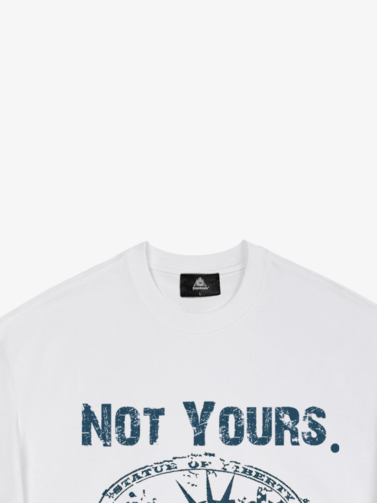 Original Statue Of Liberty Stamp Print T-shirt 