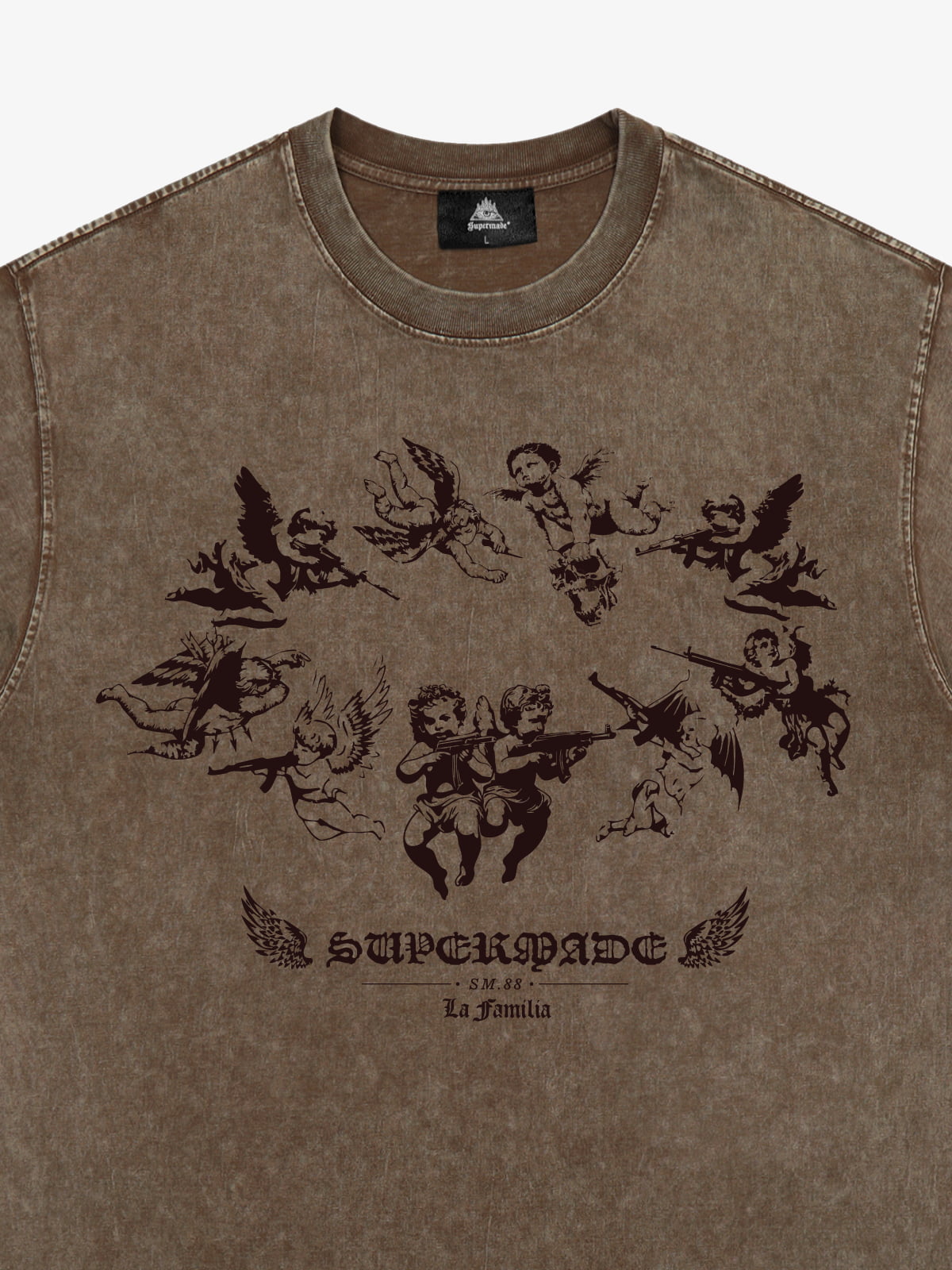 Original Vintage Angel Graphic Print T-Shirt 