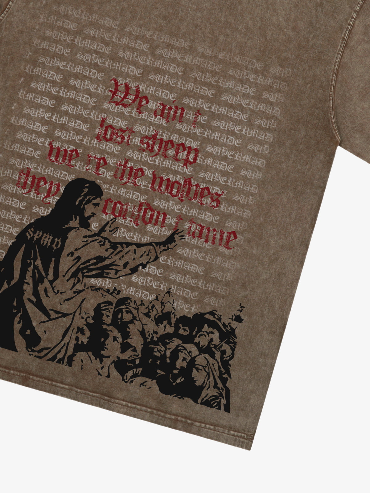 Bold Graphic Slogan T-Shirt 