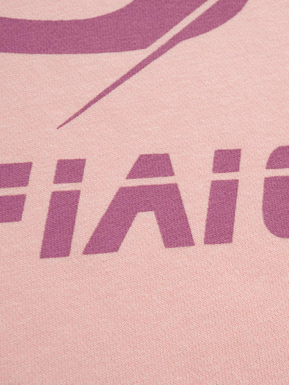 Heavy Washed Letter Print Hoodie 