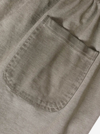 Distressed Washed Drawstring Shorts 