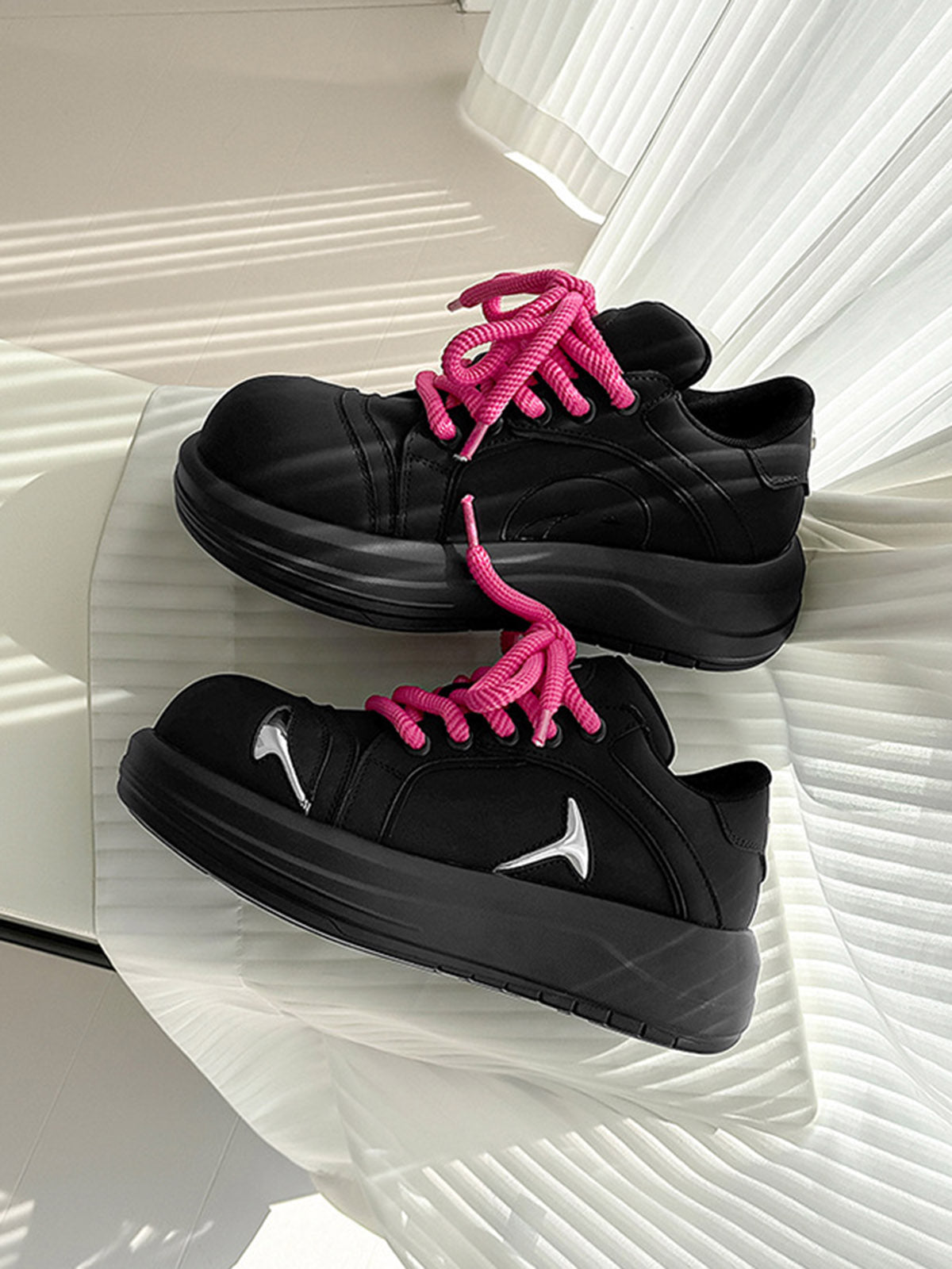 Street Deconstructed Split Whisker Sneakers 