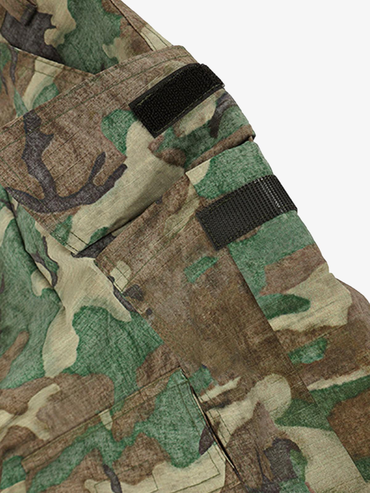 Camouflage Adjustable Belt Cargo Pants 