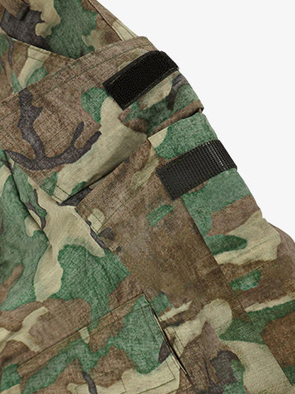 Camouflage Adjustable Belt Cargo Pants 