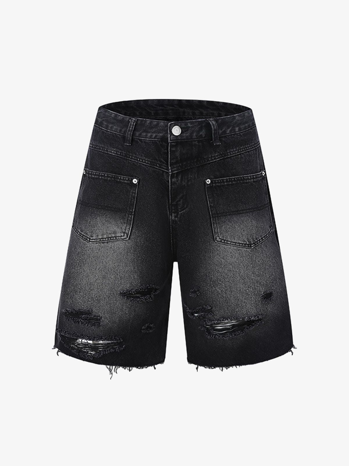 Ripped Denim Distressed Suit - 2460 