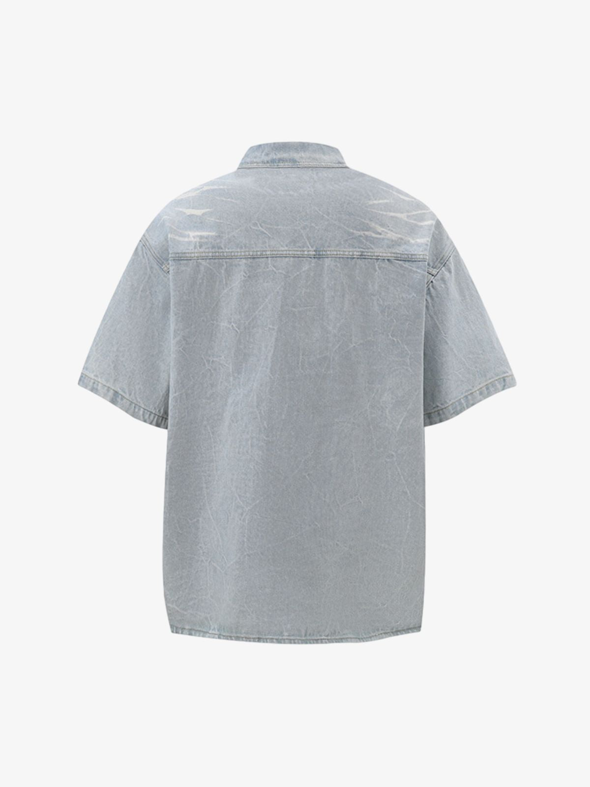 Short Sleeve Shirt & Shorts Denim Set 