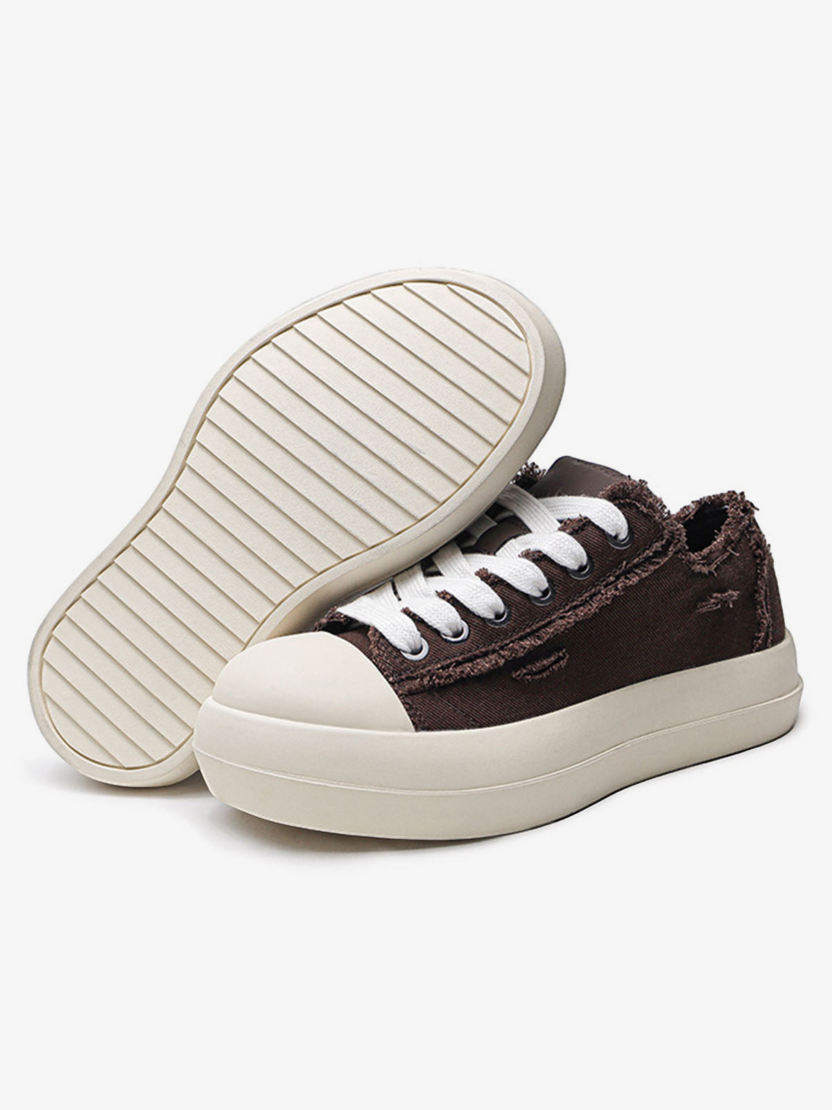 Street Beard Split Hole Sneakers 